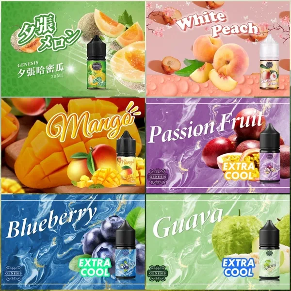 GENESIS系列菸油.webp GENESIS 創世紀煙油 美國原料尼古丁鹽小煙油 | 多風味 30ml (3%/36mg) 純天然無人工香料:圖片 1