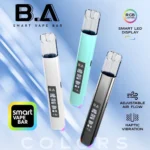 B.A 一代通用電子煙主機 Smart Vape Bar 可調式 LED 顯示屏發光煙桿 600mAh 6W-12W (高兼容/RGB炫彩燈效)